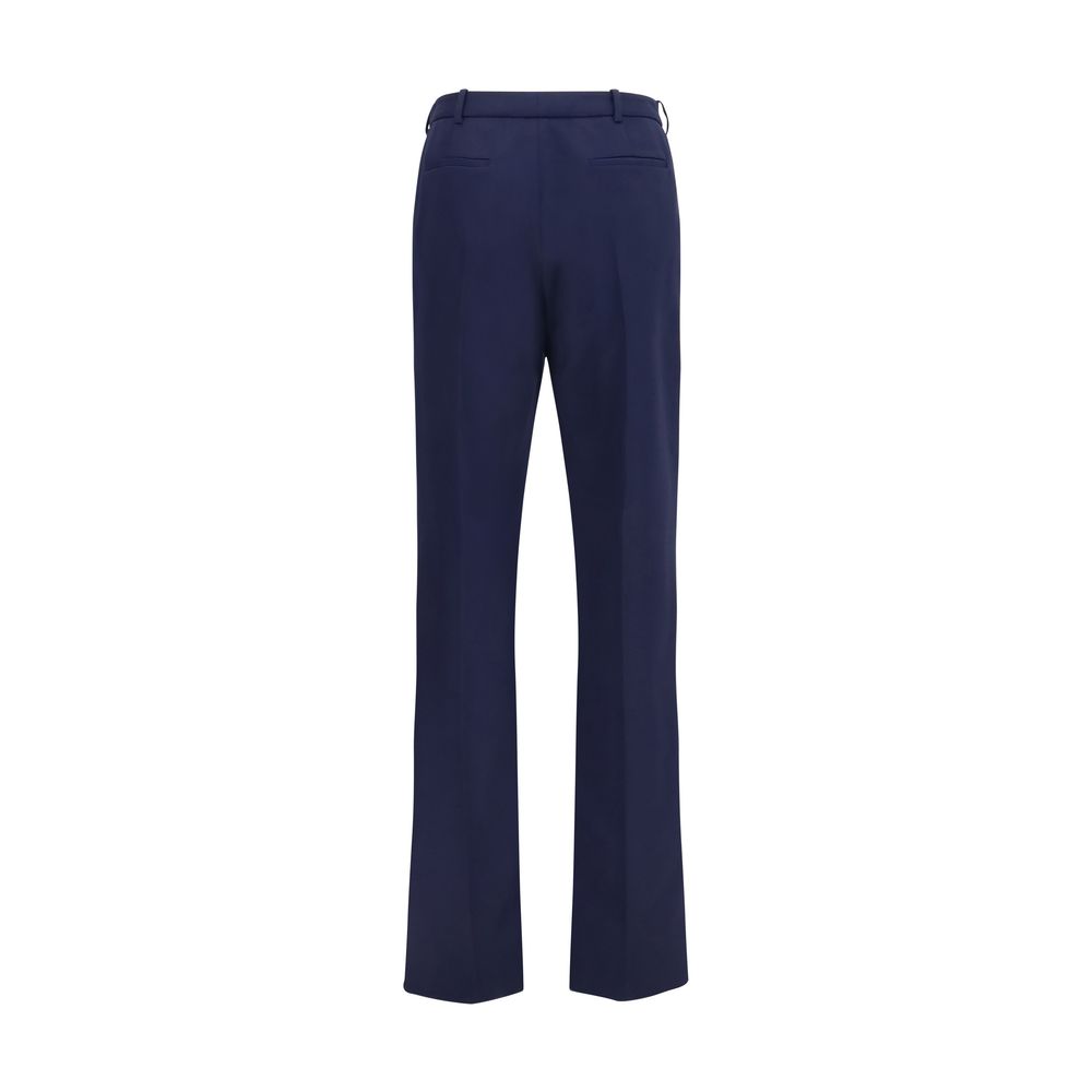Balenciaga Blue Wool Oves Aries Pants - immagine 2