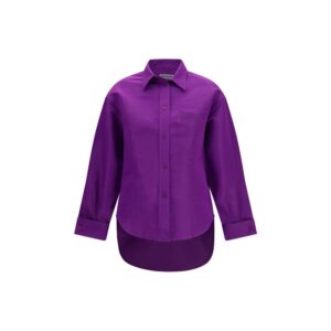 Balenciaga Purple Cotton Shirt