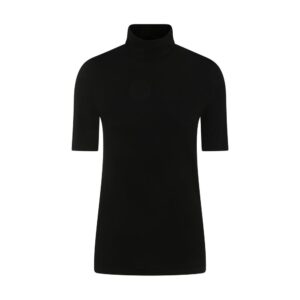 Wolford Black Cotton T-Shirt