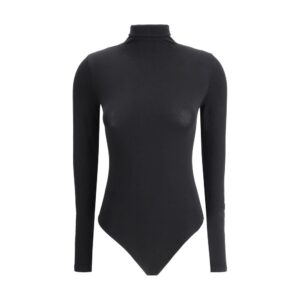 Wolford Black Cotton Bodysuit