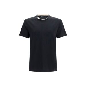 Dolce & Gabbana Black Cotton T-Shirt