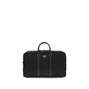 Prada Black Recycled Polyamide Luggage And Travel