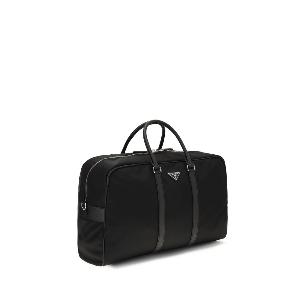 Prada Black Recycled Polyamide Luggage And Travel - immagine 2