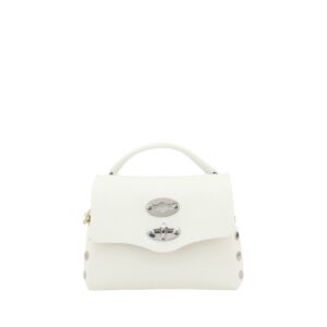 Zanellato White Calf Leather Bos Taurus Shoulder Bag