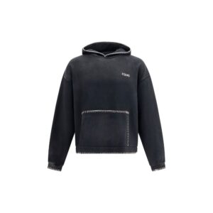 FOUND Black Cotton Sweatshirt