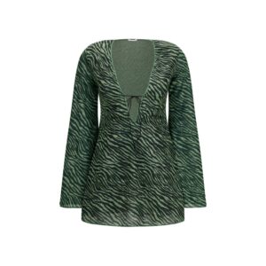 Oséree Bicolor Polyamide Casual Dress