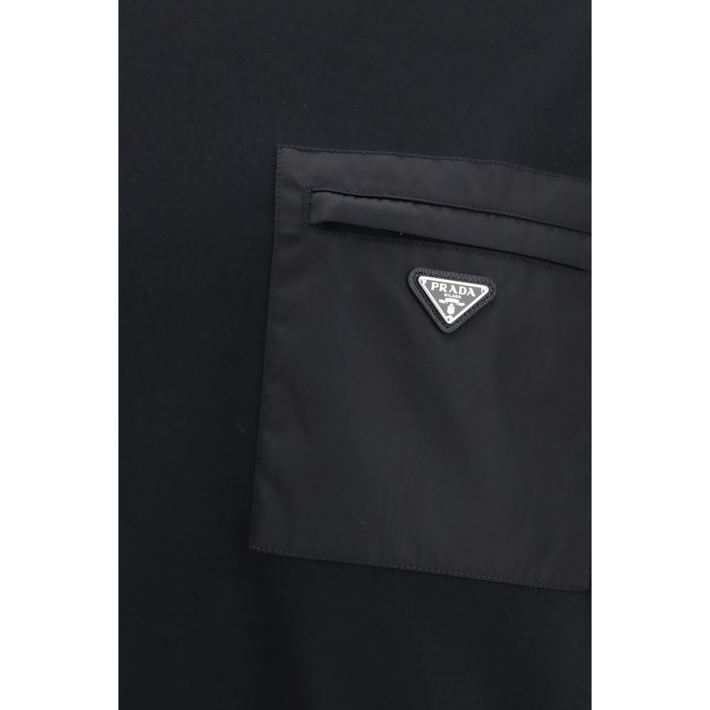 Prada Black Cotton T-Shirt - immagine 3