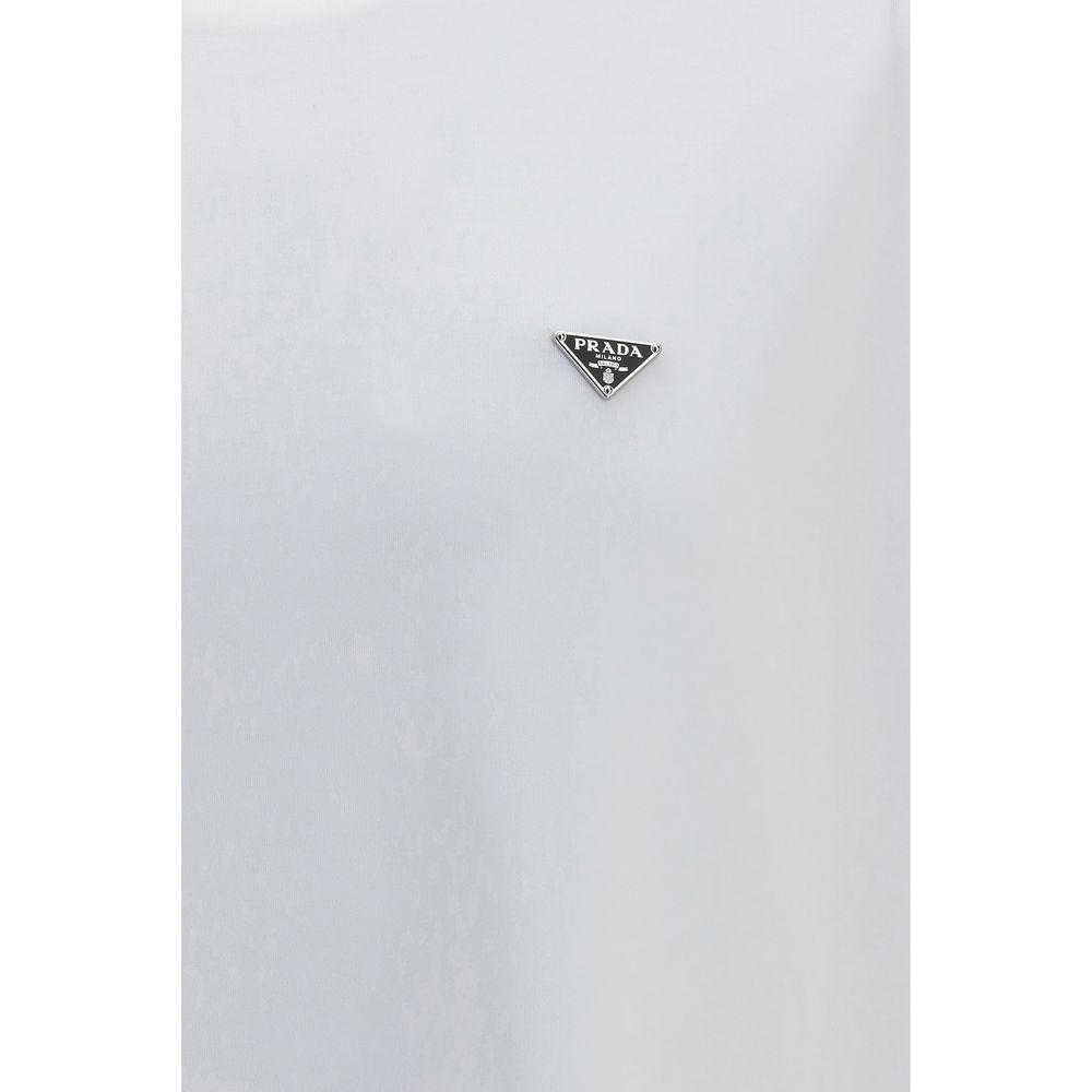Prada White Cotton T-Shirt - immagine 3
