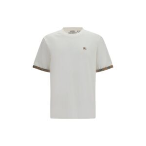 Burberry White Cotton T-Shirt