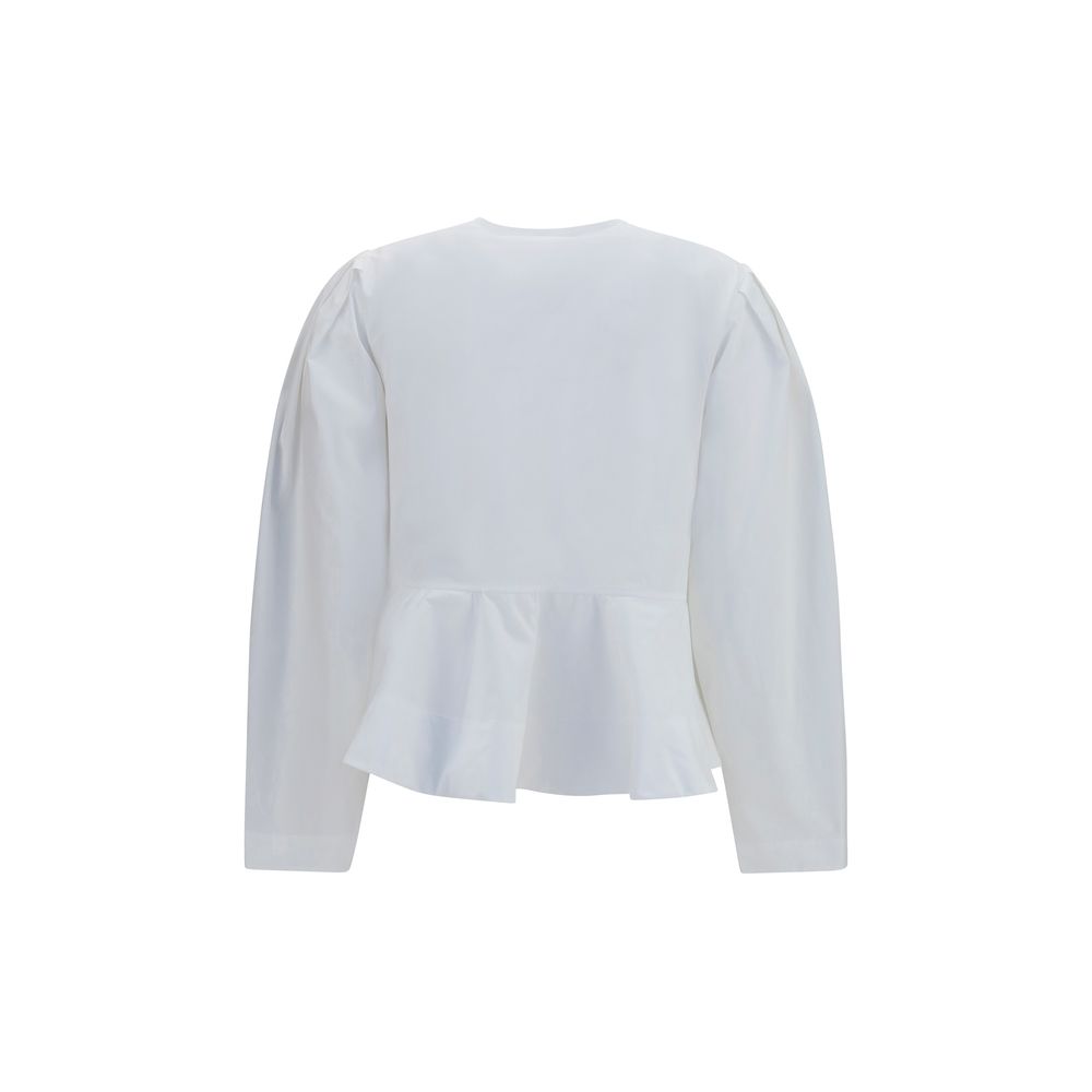 Ganni White Cotton Blouse - immagine 2