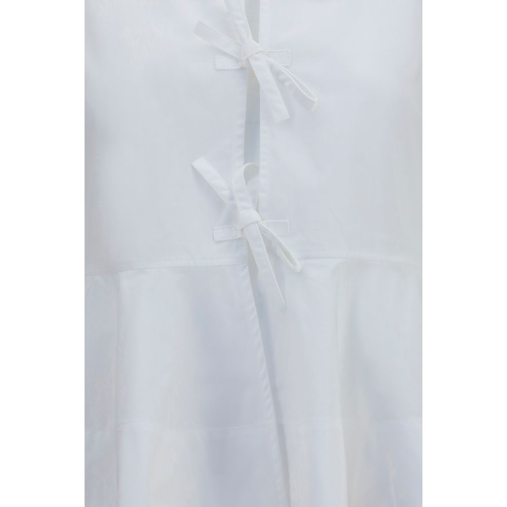 Ganni White Cotton Blouse - immagine 3