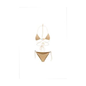 Oséree Gold Polyamide Bikini