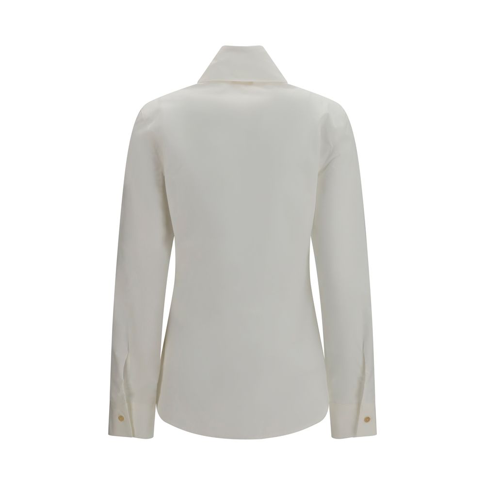 Khaite White Cotton Dress Shirt - immagine 2
