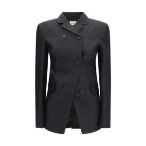 Khaite Black Wool Oves Aries Blazer