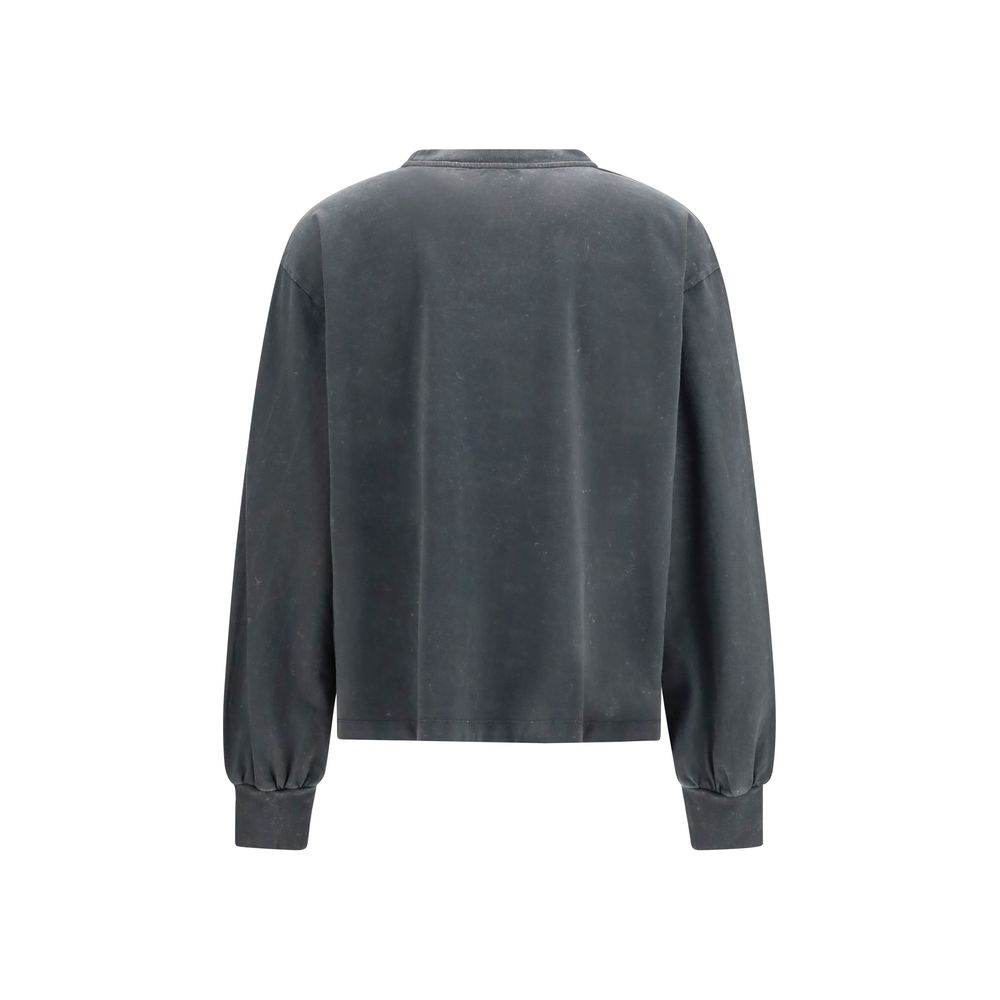 Ganni Gray Cotton Sportswear - immagine 2