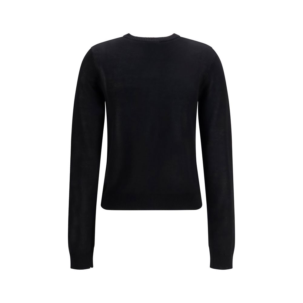 Ganni Black Cotton Cardigan - immagine 2