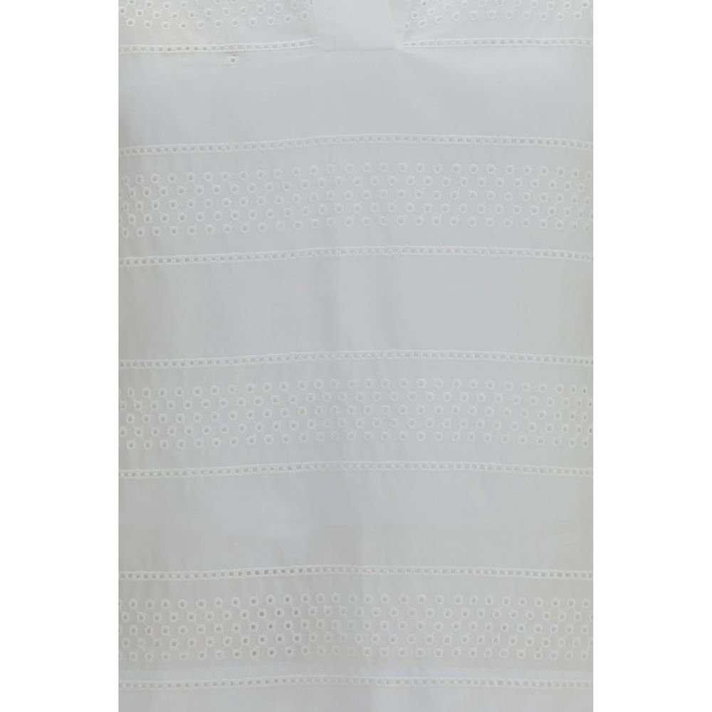 Brunello Cucinelli White Cotton Polo Shirt - immagine 3