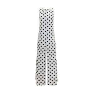 SA SU PHI White Silk Long Dress