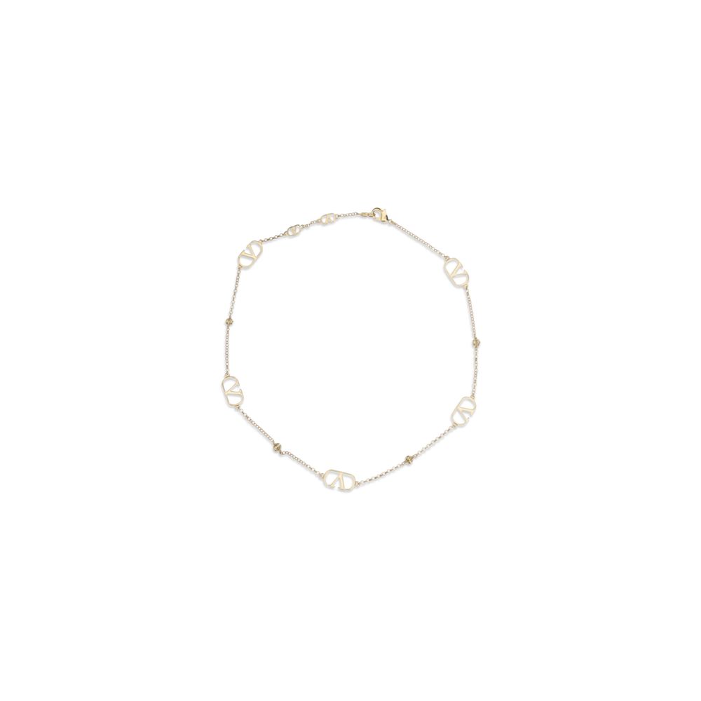 Valentino Garavani Gold Metal Necklace
