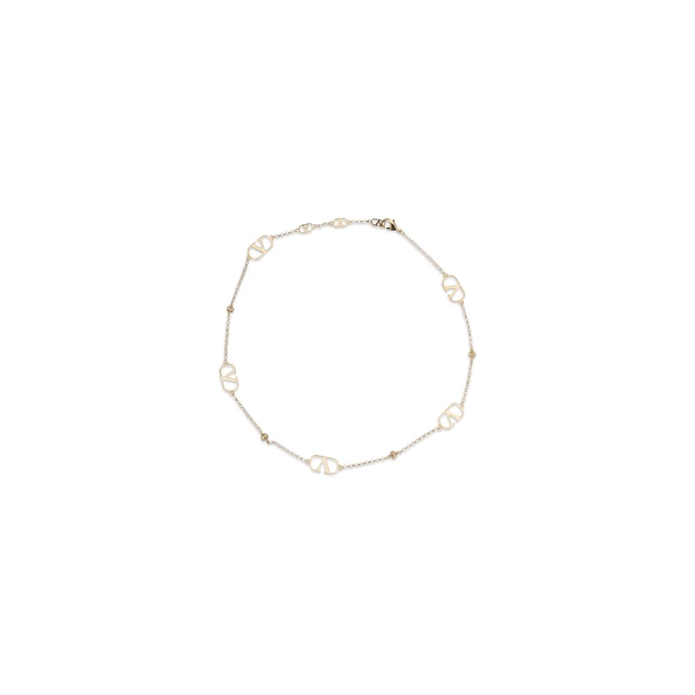 Valentino Garavani Gold Metal Necklace - immagine 2