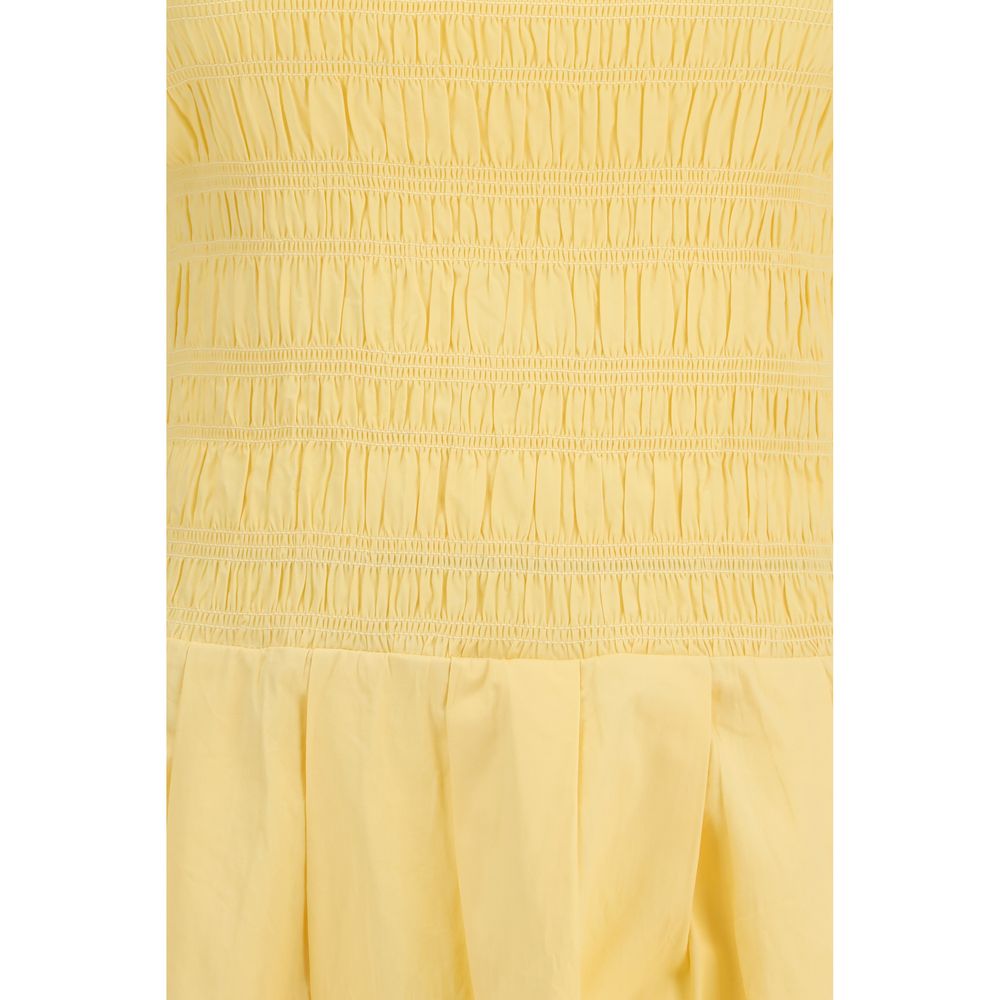 Ganni Bicolor Cotton Casual Dress - immagine 3