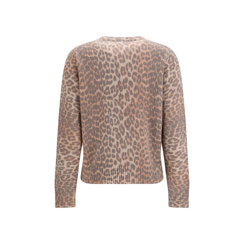 Ganni Beige Wool Oves Aries Sweatshirt - immagine 2