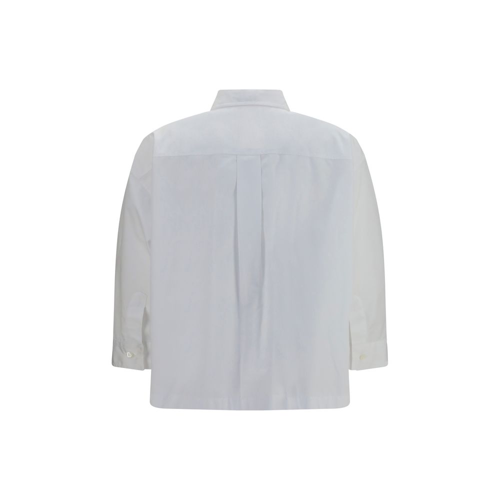 Brunello Cucinelli White Cotton Dress Shirt - immagine 2