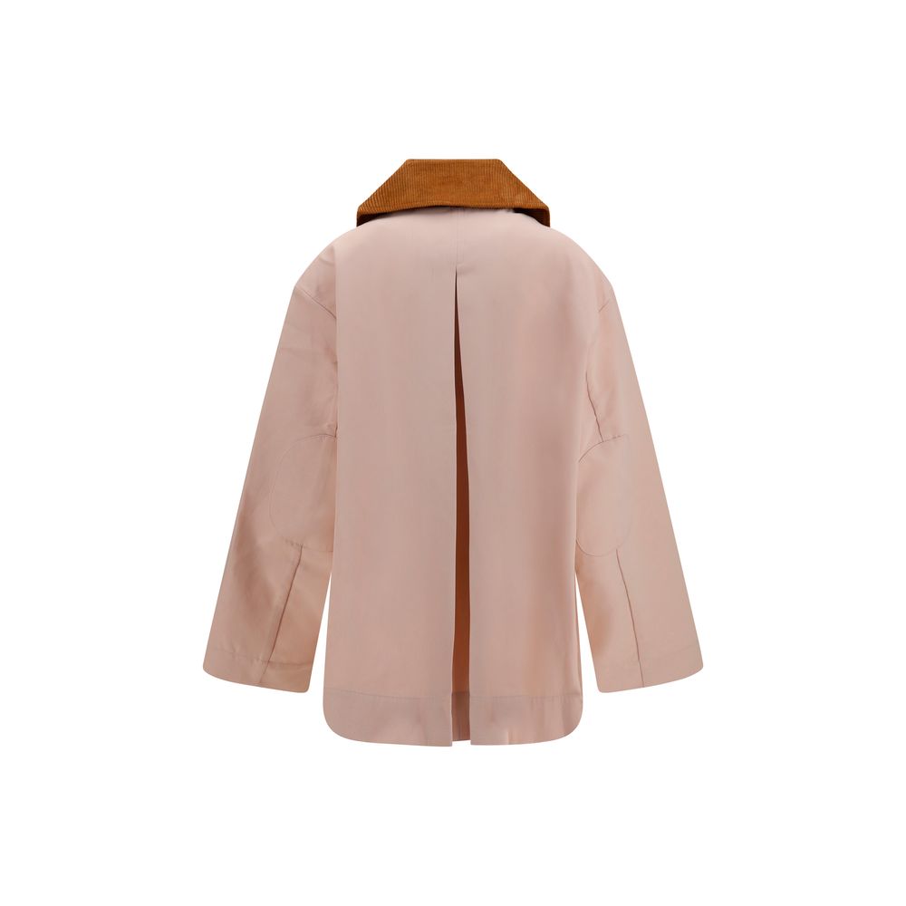Ganni Multicolor Polyester Full-Length Jacket - immagine 2