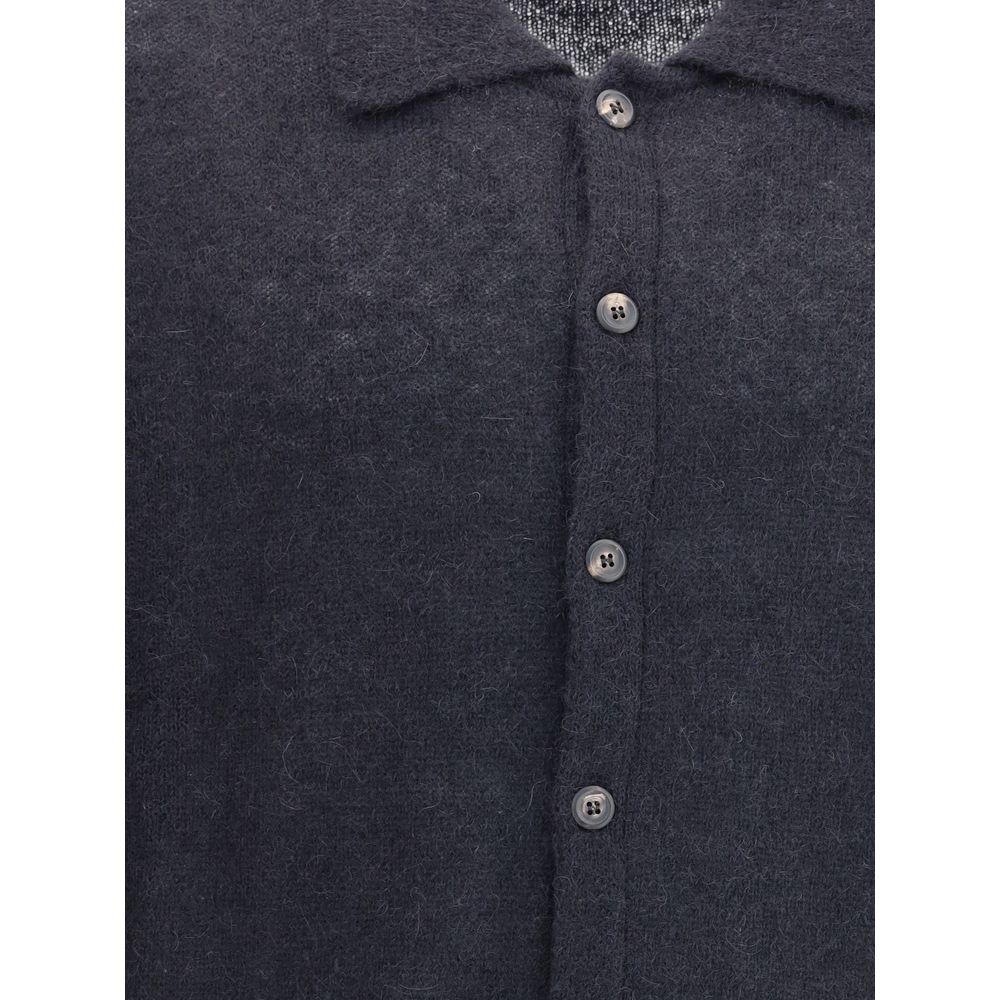 Our Legacy Black Alpaca Vicugna Pacos Cardigan - immagine 3