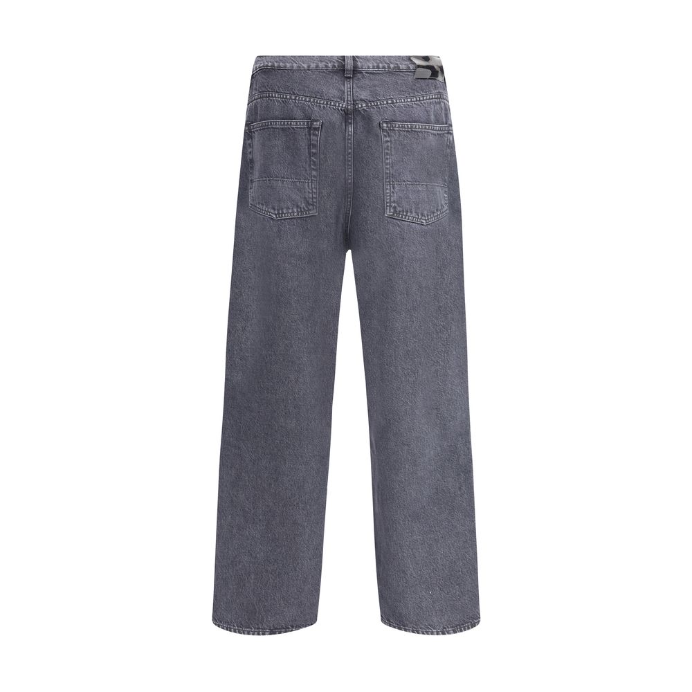 Our Legacy Black Cotton Relaxed Fit Jeans - immagine 2