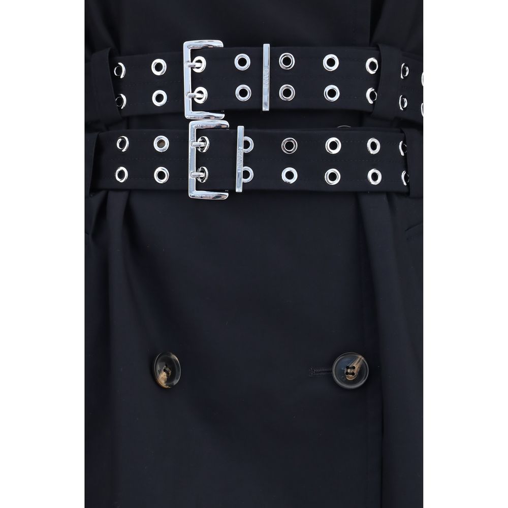 Ganni Black Cotton Coat - immagine 3