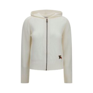 Burberry Beige Wool Oves Aries Hoodie