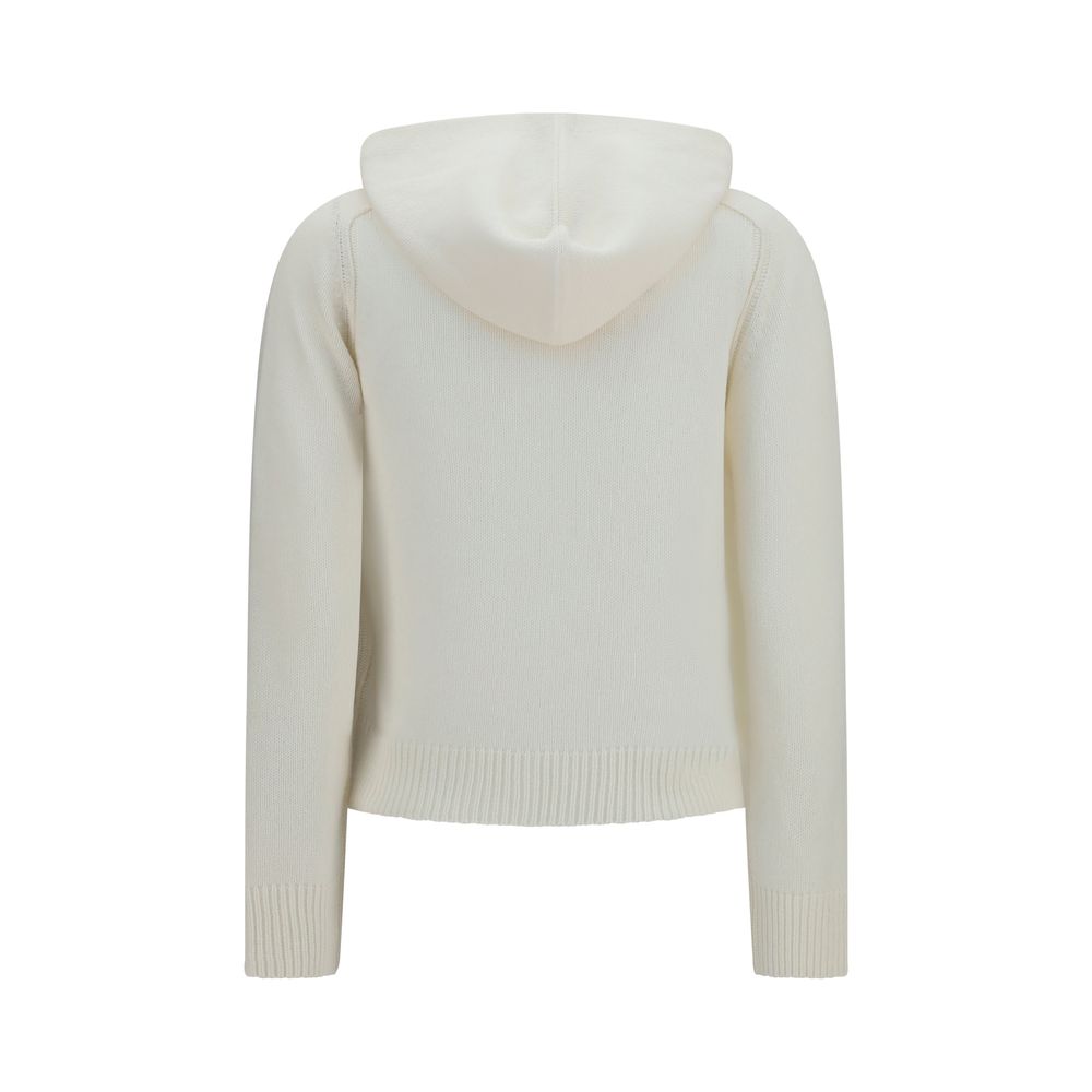 Burberry Beige Wool Oves Aries Hoodie - immagine 2