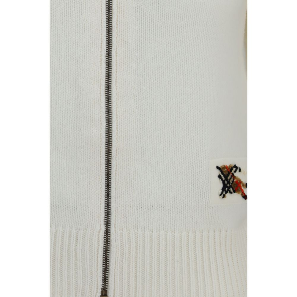 Burberry Beige Wool Oves Aries Hoodie - immagine 3