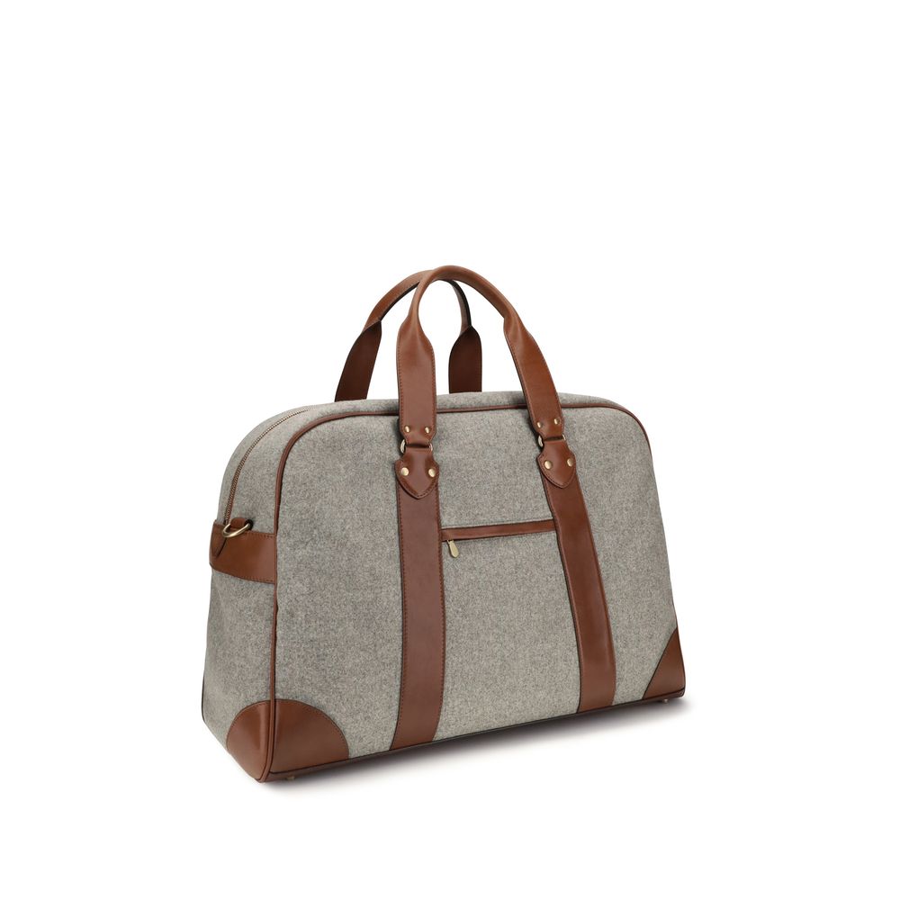 Brunello Cucinelli Beige Wool Oves Aries Luggage And Travel - immagine 3