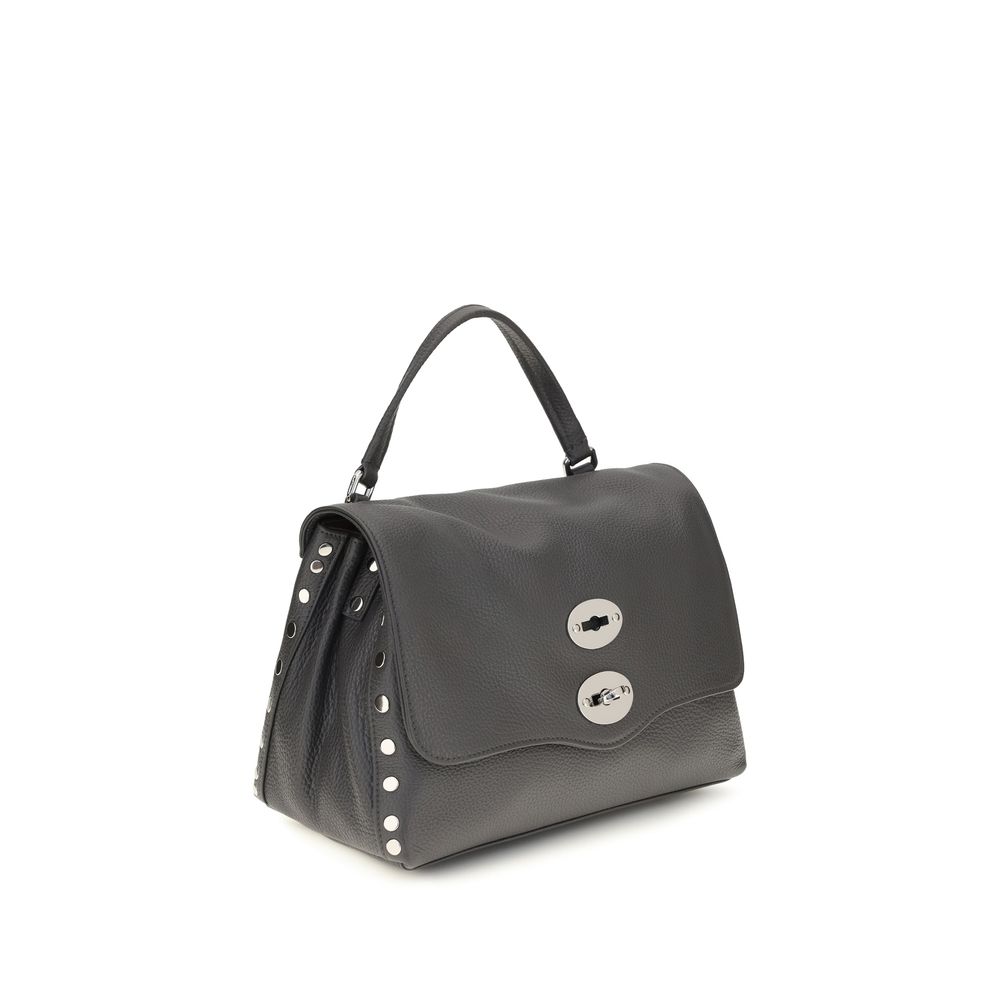 Zanellato Gray Calf Leather Bos Taurus Handbag - immagine 2