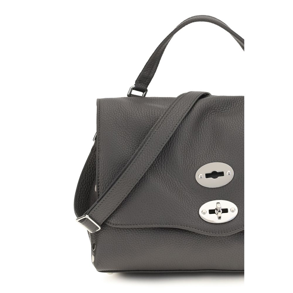 Zanellato Gray Calf Leather Bos Taurus Handbag - immagine 4