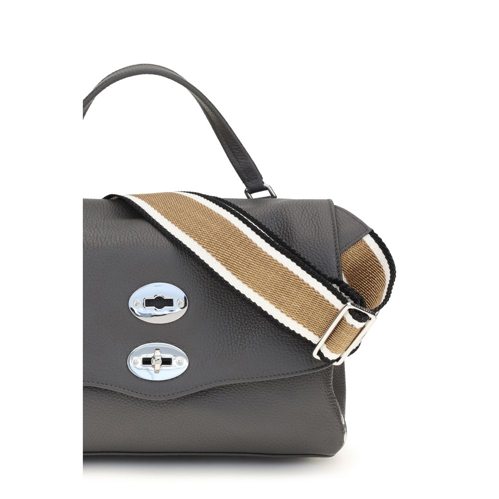 Zanellato Gray Calf Leather Bos Taurus Handbag - immagine 5