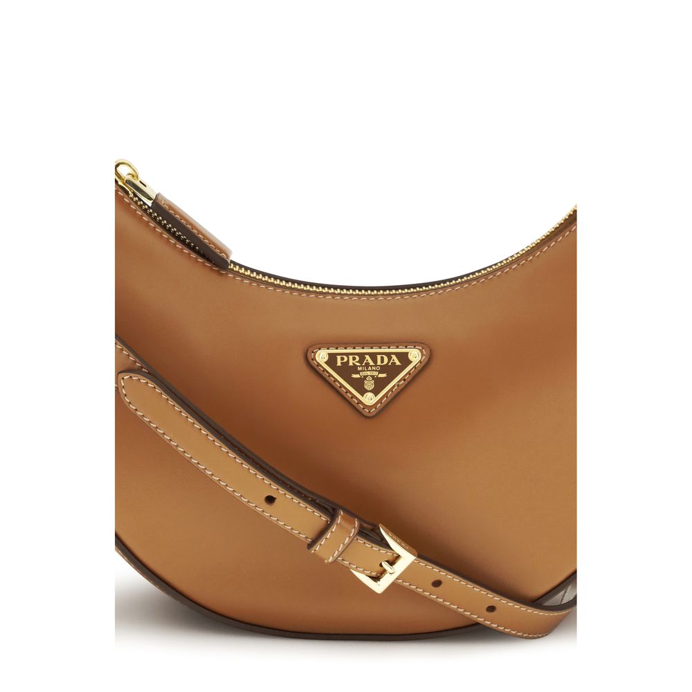 Prada Beige Calf Leather Bos Taurus Shoulder Bag - immagine 4