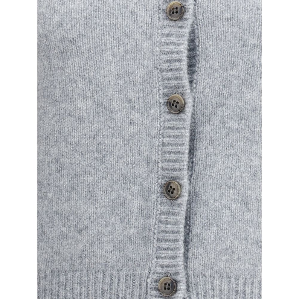 Lisa Yang Gray Cashmere Cardigan - immagine 3