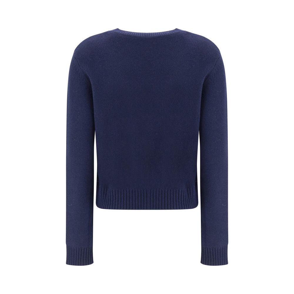 Lisa Yang Blue Cashmere Sweater - immagine 2