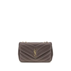 Saint Laurent Gray Lamb Ovis Aries Aries Shoulder Bag