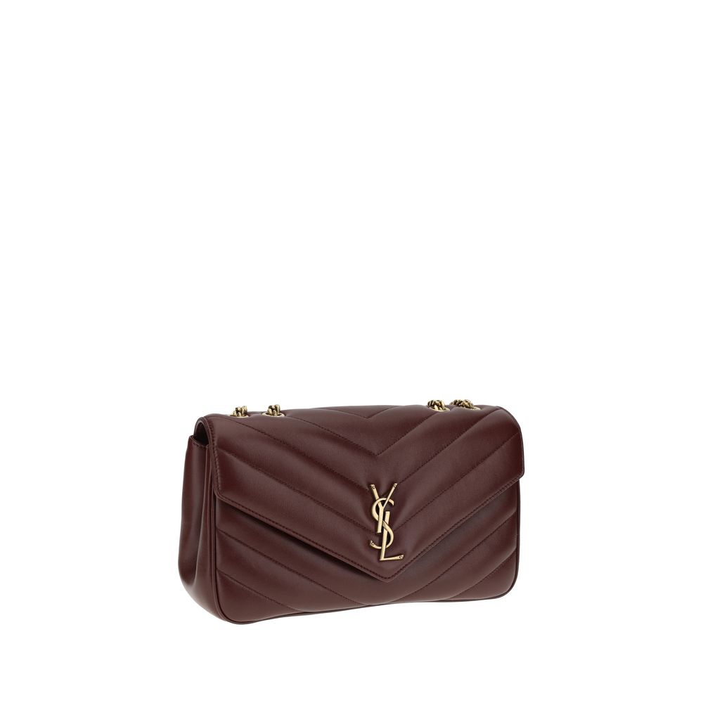 Saint Laurent Bordeaux Lamb Ovis Aries Aries Shoulder Bag - immagine 2