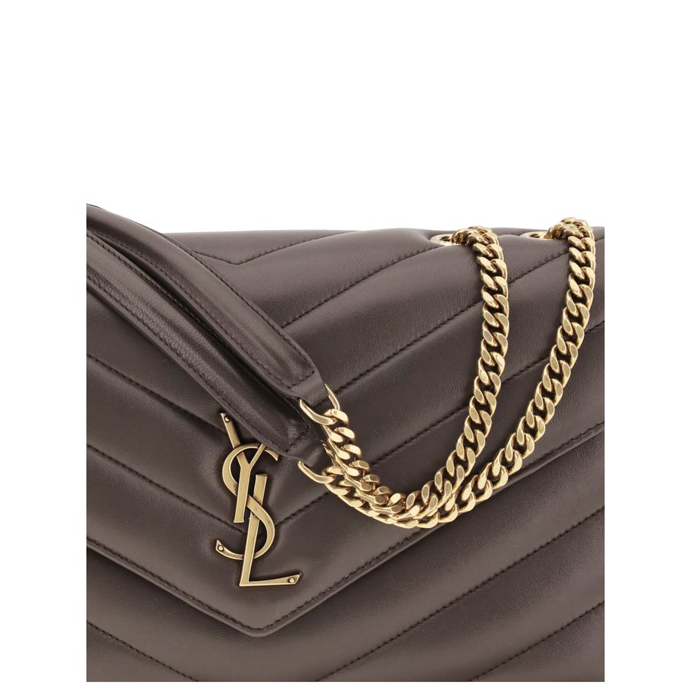 Saint Laurent Gray Lamb Ovis Aries Aries Shoulder Bag - immagine 4
