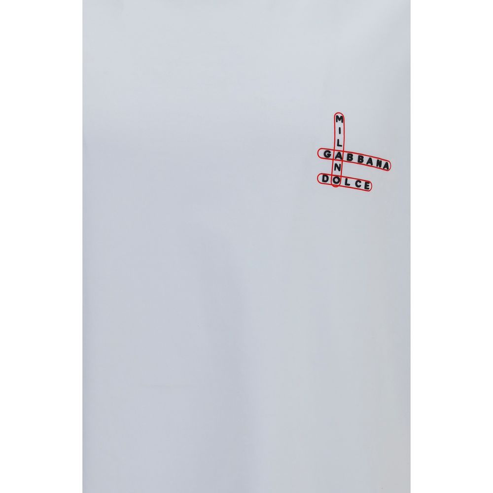 Dolce & Gabbana White Cotton T-Shirt - immagine 3