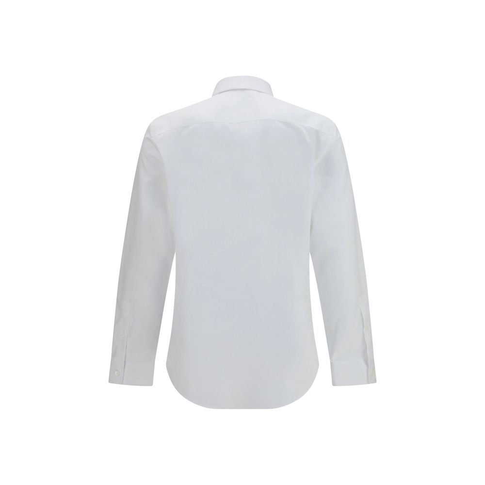 Burberry White Cotton Dress Shirt - immagine 2