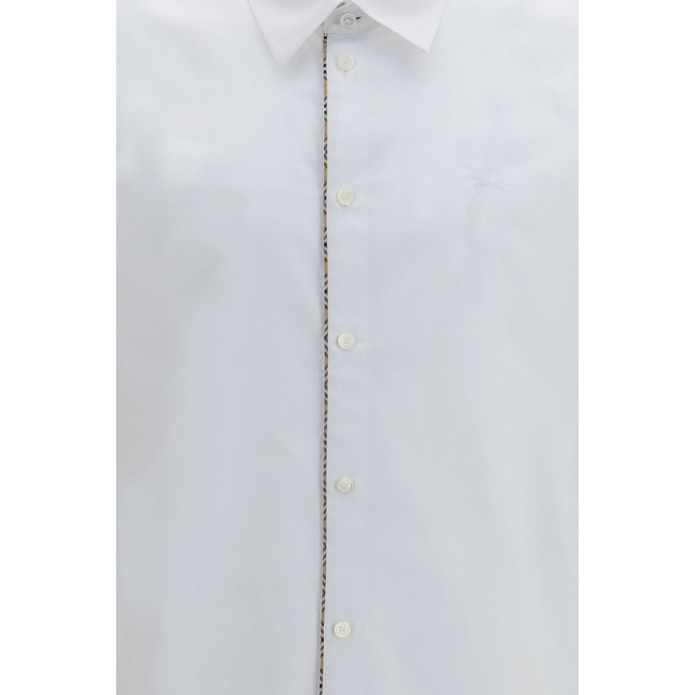 Burberry White Cotton Dress Shirt - immagine 3