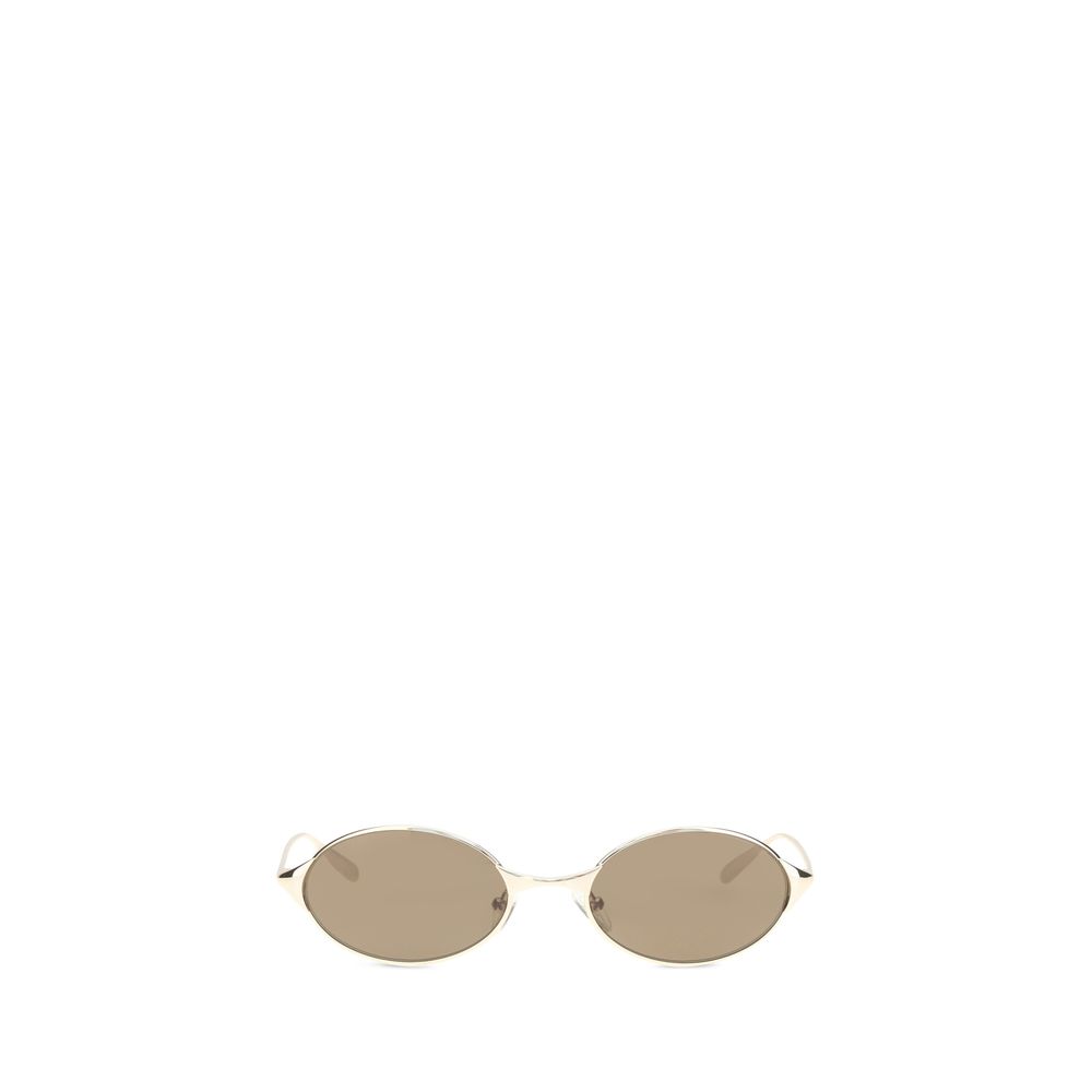 Alexander McQueen Gold Metal Sunglasses