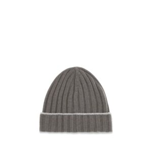 Brunello Cucinelli Bicolor Cashmere Beanie