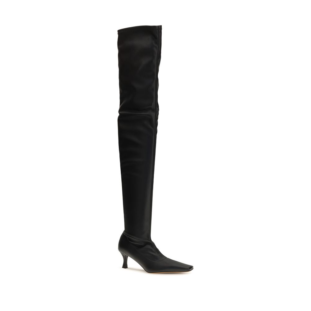 Proenza Schouler Black Polyurethane Over The Knee - immagine 2